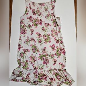 Ultra Teeze floral lightweight spring dress women's size XL